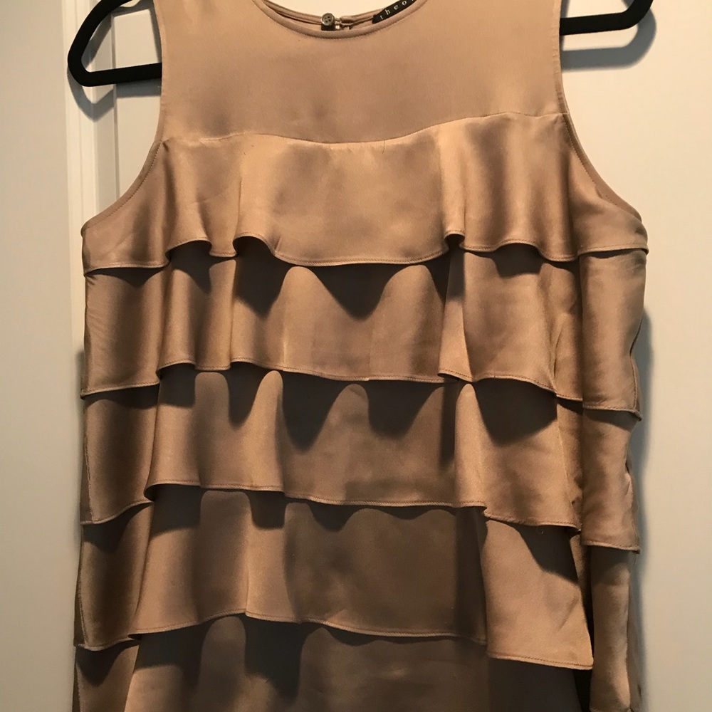 Theory sleeveless blouse.